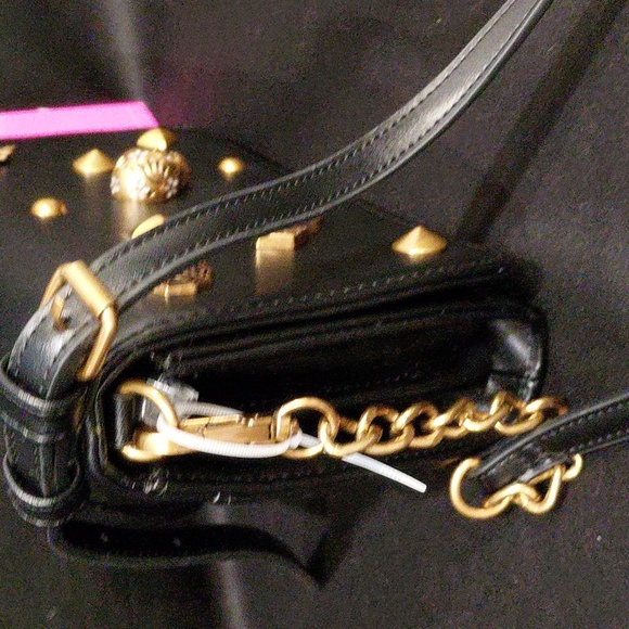 BETSEY JOHNSON Goth Black Crossbody - Picture 6 of 12